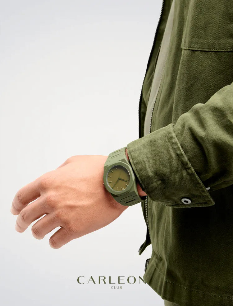 Carleone Arab Noir Watch - Military Green