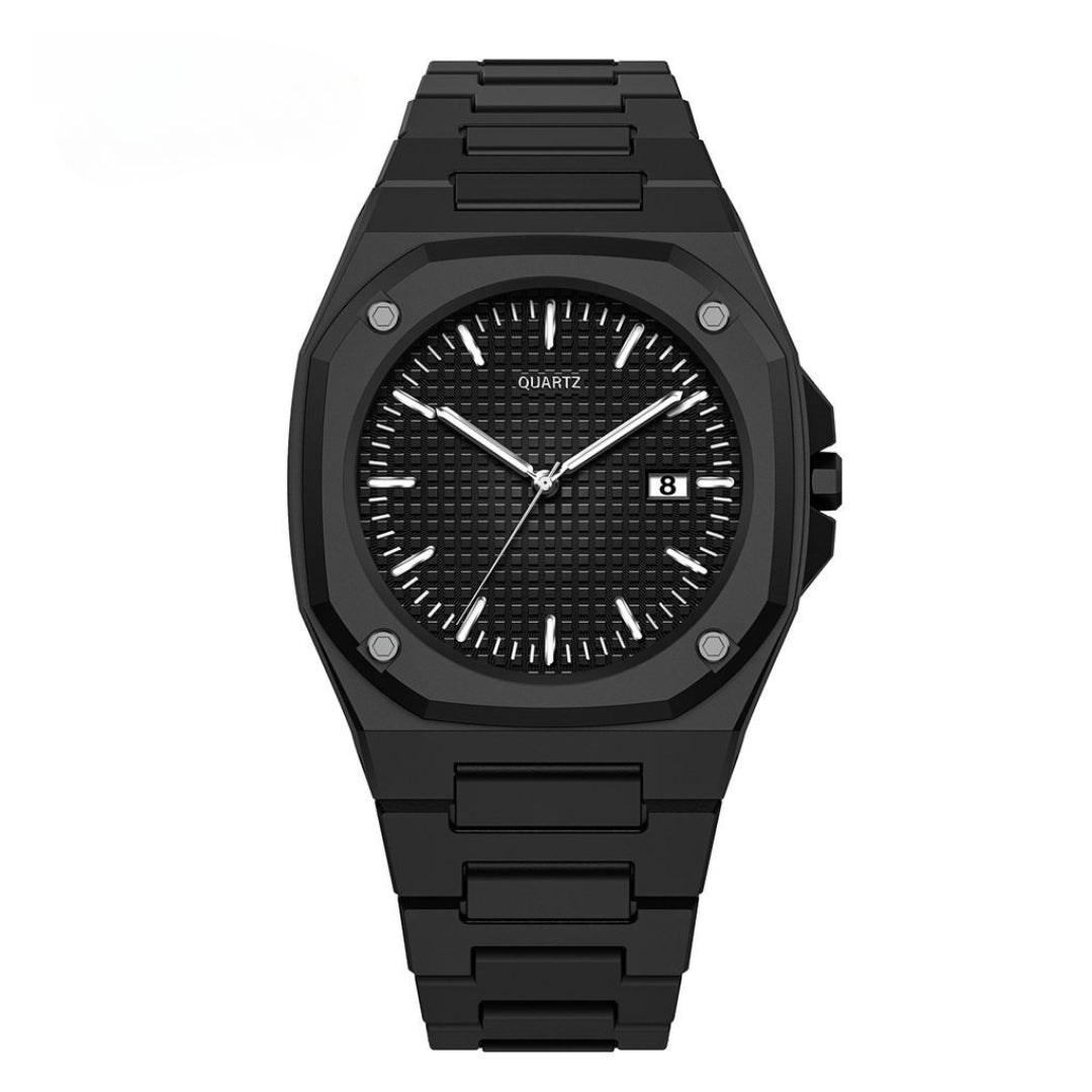 Relogio Árabe Noir Carleone Octagonal Branco