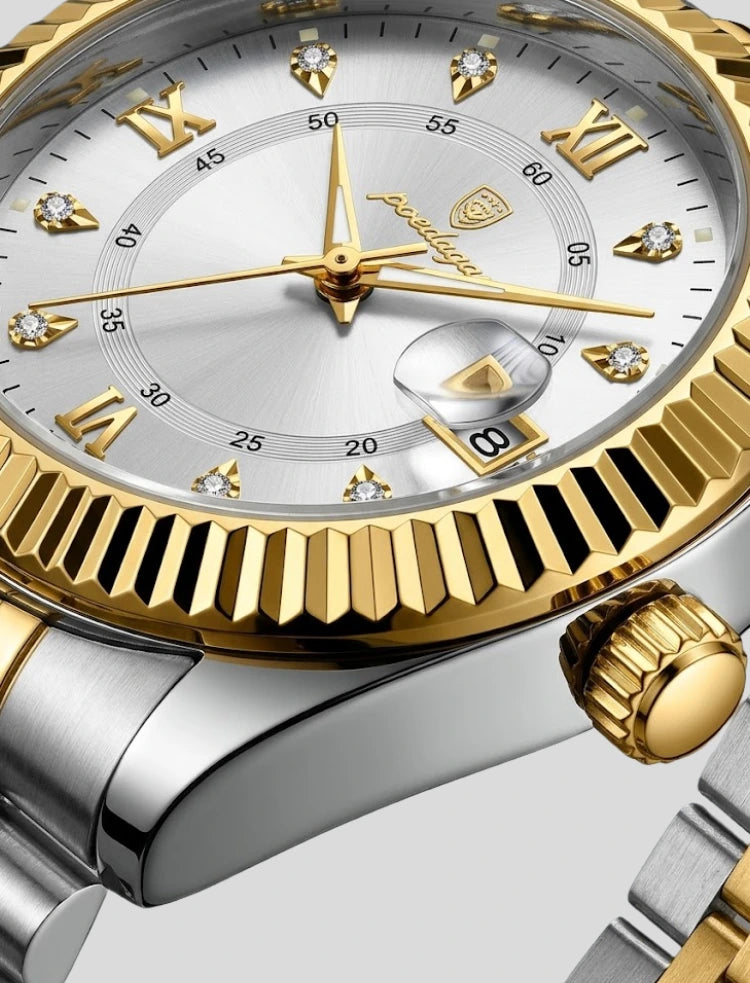 Poedagar x Carleone | Relogio Presidente Gold Sovereign  - Limited Edition