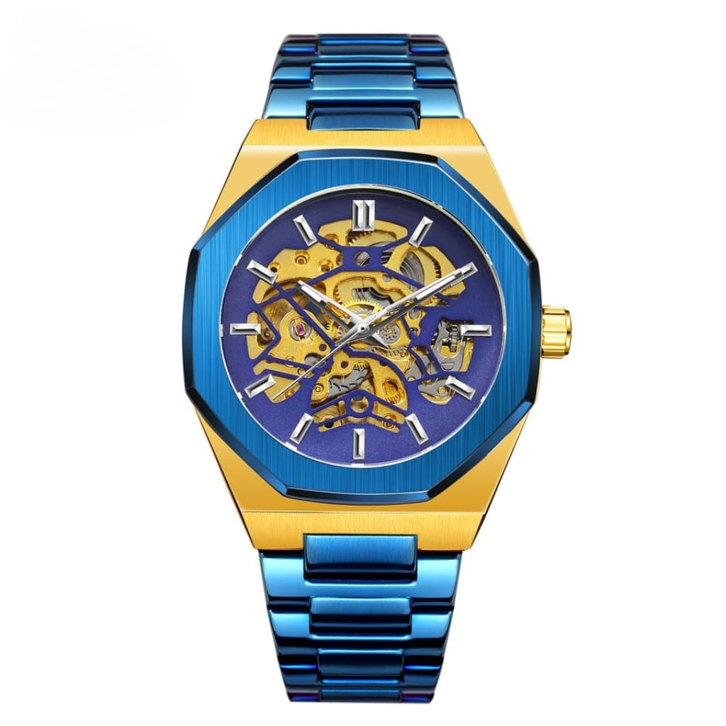Relogio Masculino Automático Skeleton Jornada