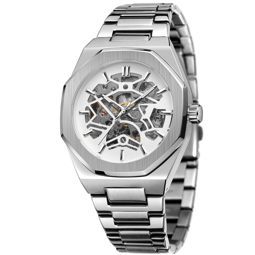 Relogio Masculino Automático Skeleton Jornada
